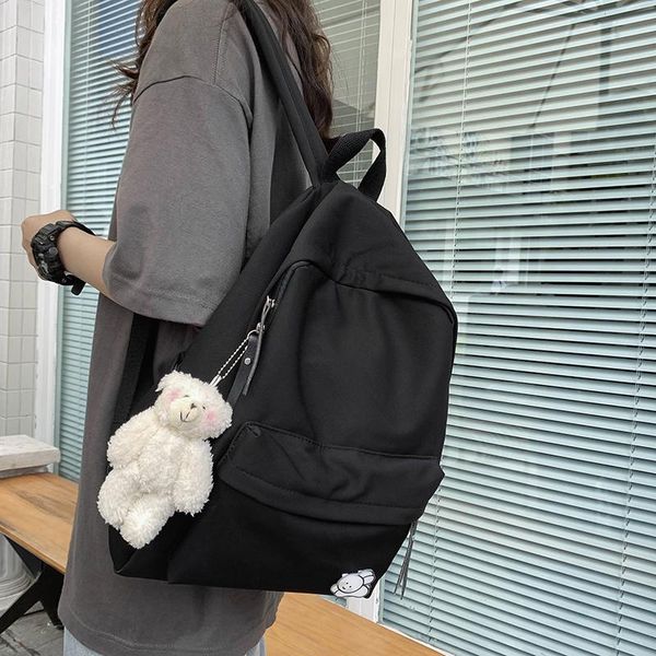 backpack nylon waterproof women solid color teenager school bag laptravel casual female
backpack nylon waterproof women solid color teenager school bag laptravel casual female