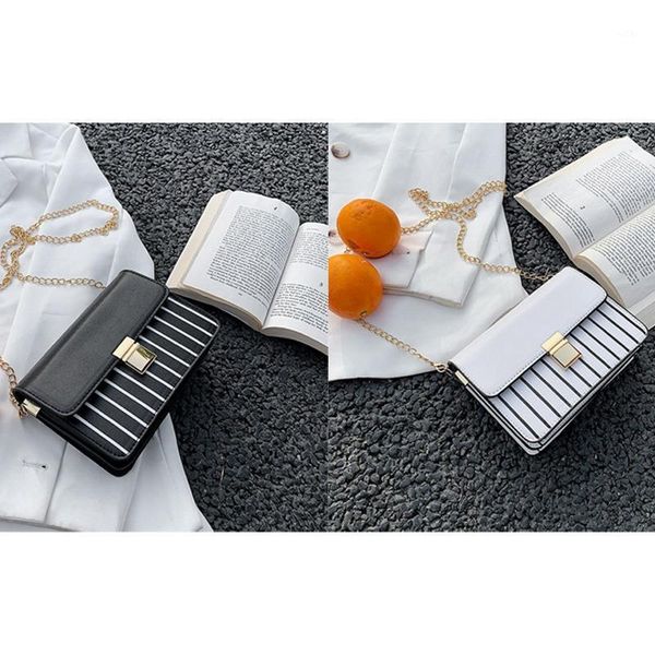 evening bags striped pu leather women's messenger bag fashion mini clamshell square luxury chain shoulder1
evening bags striped pu leather women's messenger bag fashion mini clamshell square luxury chain shoulder1