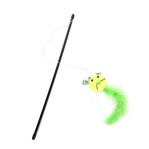 cat toys tease stick scratching wand black chasing matching with cartoon replacement head, bell, long plush pet products
cat toys tease stick scratching wand black chasing matching with cartoon replacement head, bell, long plush pet products