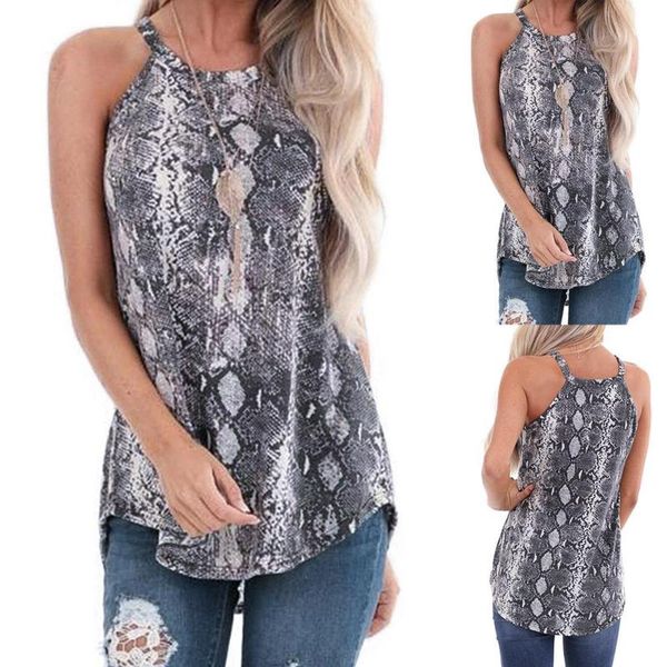 women summer snake vest sleeveless scoop neck loose fitting shirts tank camouflage women's tanks & camis, White
women summer snake vest sleeveless scoop neck loose fitting shirts tank camouflage women's tanks & camis, White