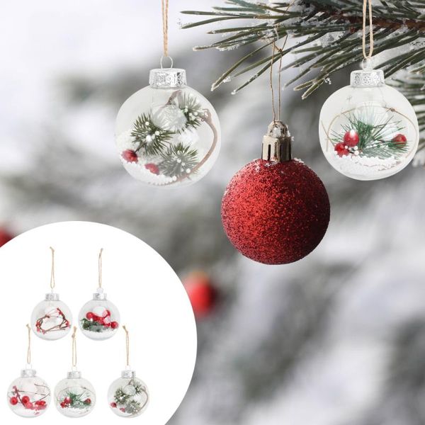 party decoration 1 set 5 pcs christmas tree decorations plastic transparent balls
party decoration 1 set 5 pcs christmas tree decorations plastic transparent balls