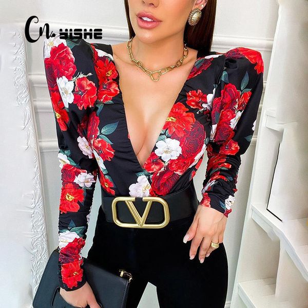 cnyishe print deep v neck bodysuit women puff sleeve bodycon jumpsuit elastic casual party spring romper body overalls 210419, Black;white
cnyishe print deep v neck bodysuit women puff sleeve bodycon jumpsuit elastic casual party spring romper body overalls 210419, Black;white