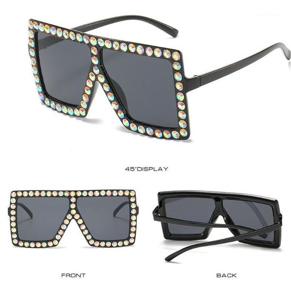 sunglasses 2021 oversized diamond women vintage punk men color crystal sun glasses uv400 nx, White;black
sunglasses 2021 oversized diamond women vintage punk men color crystal sun glasses uv400 nx, White;black