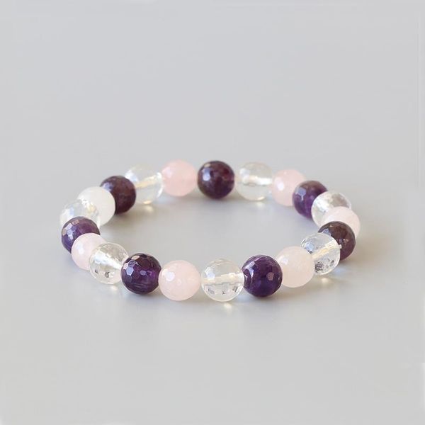 beaded, strands natural crystal faced three precious quarzt bracelet stand for love, family and freindship yoga healing jewelry women, Black
beaded, strands natural crystal faced three precious quarzt bracelet stand for love, family and freindship yoga healing jewelry women, Black