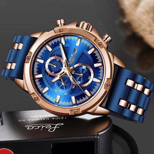 wristwatches lige sports watch men waterproof mens wristwatch quartz watches for silicone strap relogio masculino clock man, Slivery;brown
wristwatches lige sports watch men waterproof mens wristwatch quartz watches for silicone strap relogio masculino clock man, Slivery;brown