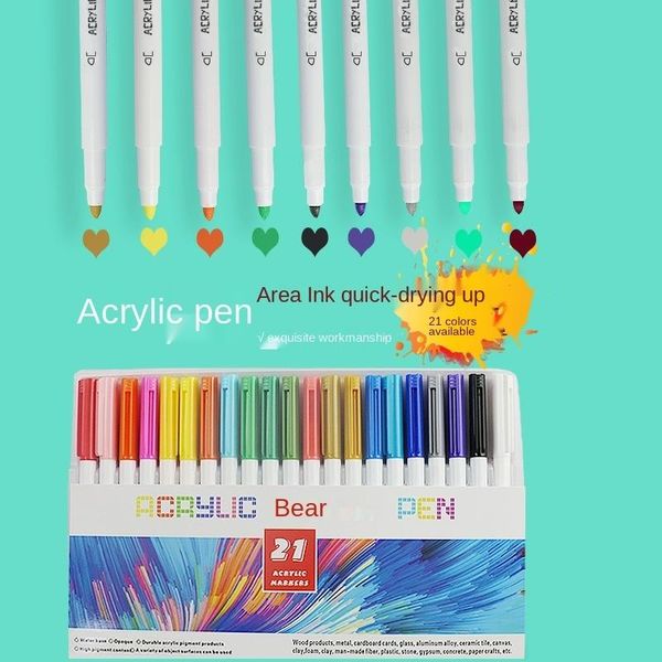 gift sets permanent acrylic paint markers, 21/25 colors for fabric, canvas, art, petroglyphs, card making, metal and ceramics, glass
gift sets permanent acrylic paint markers, 21/25 colors for fabric, canvas, art, petroglyphs, card making, metal and ceramics, glass