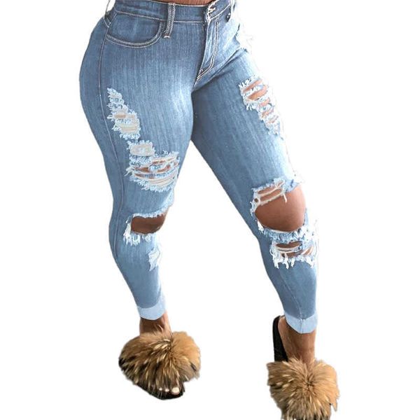 women fashion casual denim long pants women trousers plus size oversized 2xl 3xl autumn cutout ripped cutout casual jeans 210716, Blue
women fashion casual denim long pants women trousers plus size oversized 2xl 3xl autumn cutout ripped cutout casual jeans 210716, Blue