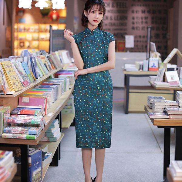 summer women oriental elegant classic slim cheongsam cotton linen printed knee-length qipao traditional chinese wedding dresses, Red
summer women oriental elegant classic slim cheongsam cotton linen printed knee-length qipao traditional chinese wedding dresses, Red
