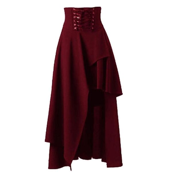 skirts steampunk vintage long womens solid color bandage high waist pleated lace up elastic band max skirt midi, Black
skirts steampunk vintage long womens solid color bandage high waist pleated lace up elastic band max skirt midi, Black