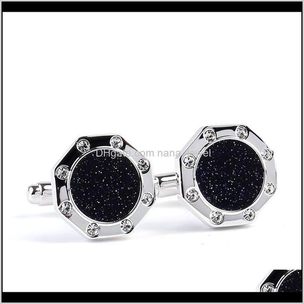 men's cufflinks new exquisite starry sky stone inlaid crystal cufflinks shirt cufflinks decorative buttons charm men gift jewelr b1204, Silver
men's cufflinks new exquisite starry sky stone inlaid crystal cufflinks shirt cufflinks decorative buttons charm men gift jewelr b1204, Silver