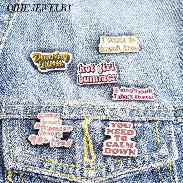 pins, brooches calm down enamel pin yellow pink letters dialog quotes badges dancing queen for women girls 90s old-school jewelry gift, Gray
pins, brooches calm down enamel pin yellow pink letters dialog quotes badges dancing queen for women girls 90s old-school jewelry gift, Gray