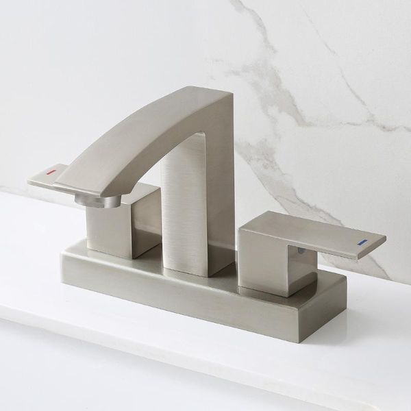 bathroom sink faucets skowll double handle deck mounted faucet cold bath mixer tap washbasin brushed nickel wc-6822
bathroom sink faucets skowll double handle deck mounted faucet cold bath mixer tap washbasin brushed nickel wc-6822