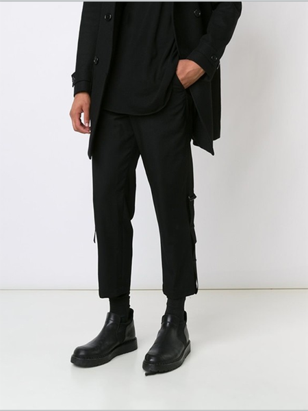 men's pants casual straight spring and autumn black side pocket nine points design british style youth fashion
men's pants casual straight spring and autumn black side pocket nine points design british style youth fashion