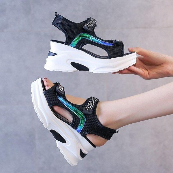 sandals women's sports 2021 summer hollow flat ins fashion all-match platform casual shoes women, Black
sandals women's sports 2021 summer hollow flat ins fashion all-match platform casual shoes women, Black