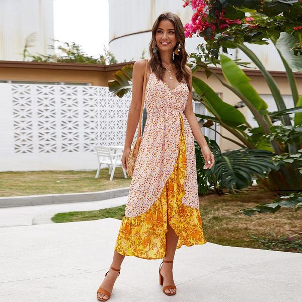 casual dresses fashion women's dress summer -selling v-neck pullover floral print irregular split sling ruffles donsignet, Black;gray
casual dresses fashion women's dress summer -selling v-neck pullover floral print irregular split sling ruffles donsignet, Black;gray