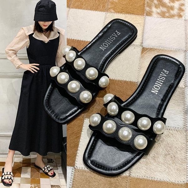 slippers shoes woman 2021 square toe for swimming pool low pantofle string bead rubber flip flops luxury slides beach summer, Black
slippers shoes woman 2021 square toe for swimming pool low pantofle string bead rubber flip flops luxury slides beach summer, Black