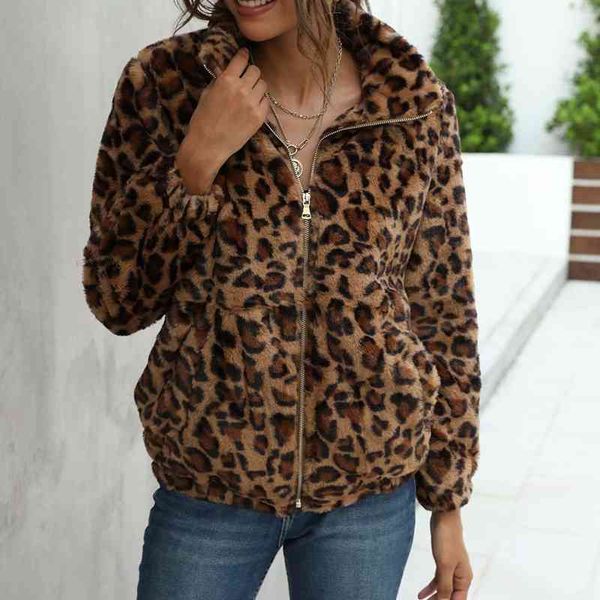 women's jackets women vintage leopard print winter thick female fashion animal autumn long sleeve loose jacket coats 704c, Black;brown
women's jackets women vintage leopard print winter thick female fashion animal autumn long sleeve loose jacket coats 704c, Black;brown