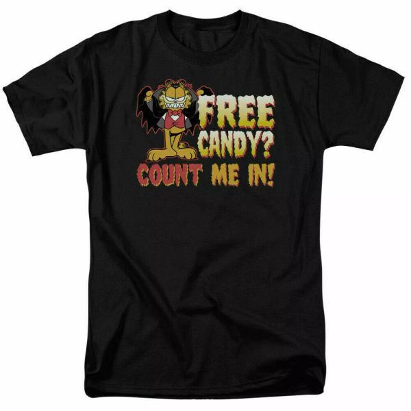 garfield candy count me in halloween t shirt licensed comic book tee black, White;black
garfield candy count me in halloween t shirt licensed comic book tee black, White;black
