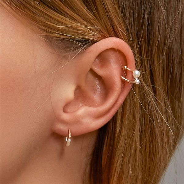 geometric c-shaped pearl ear bone cuff women alloy triangle earrings clips european three piece jewelry sets party gift accessories wholesal, Silver
geometric c-shaped pearl ear bone cuff women alloy triangle earrings clips european three piece jewelry sets party gift accessories wholesal, Silver
