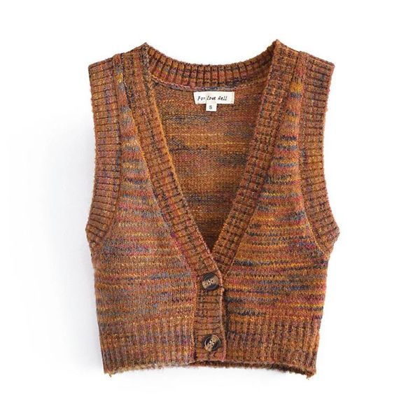 women's vests prepomp 2021 winter sleeveless v neck vintage brown striped knitted cardigans women swear vest tank gd040, Black;white
women's vests prepomp 2021 winter sleeveless v neck vintage brown striped knitted cardigans women swear vest tank gd040, Black;white