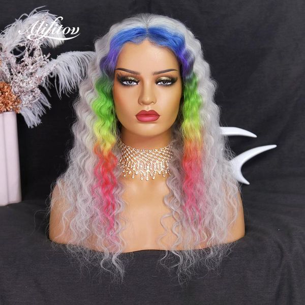 rainbow color lace front wigs grey highlight human hair pre-plucked remy transparent for women, Black;brown
rainbow color lace front wigs grey highlight human hair pre-plucked remy transparent for women, Black;brown