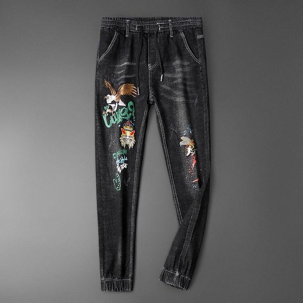 fashion print denim jeans men brand punk pants erkek jean pantolon homme moda hombre 2021 men's embroidered slim, Blue
fashion print denim jeans men brand punk pants erkek jean pantolon homme moda hombre 2021 men's embroidered slim, Blue