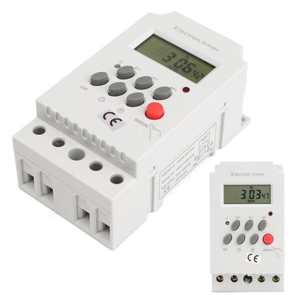 timers kg316t-ii din rail lcd digital programmable electronic timer switch ac 220v 25a for home appliance
timers kg316t-ii din rail lcd digital programmable electronic timer switch ac 220v 25a for home appliance