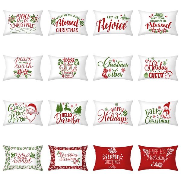 cushion/decorative pillow white christmas letter cushion cover sofa decor for home xmas socks gift navidad case winter snowman 30*50cm
cushion/decorative pillow white christmas letter cushion cover sofa decor for home xmas socks gift navidad case winter snowman 30*50cm