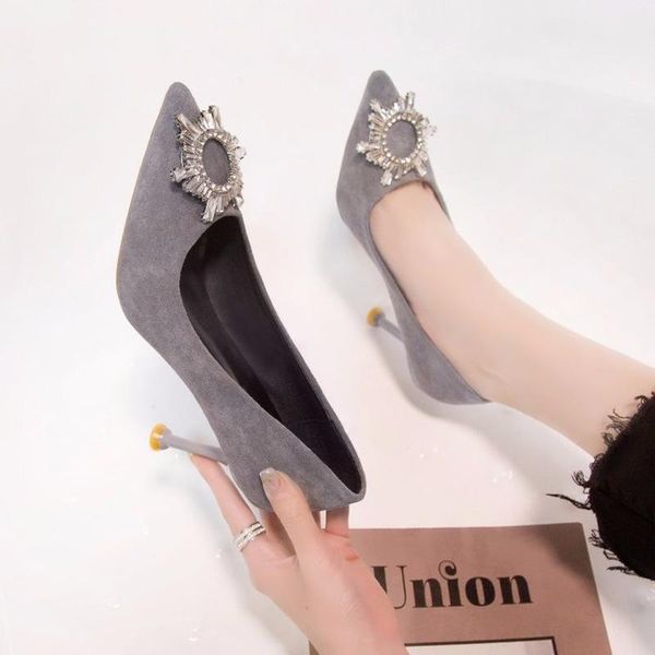 dress shoes 2021 fashion women woman pumps thin high heels slip on metal buckle casual shallow pointed toe ladies, Black
dress shoes 2021 fashion women woman pumps thin high heels slip on metal buckle casual shallow pointed toe ladies, Black