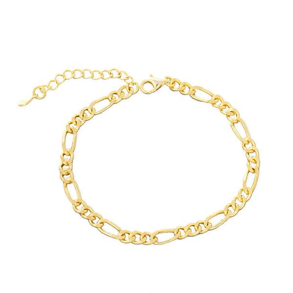 hip hop fashion figaro chain bracelet 925 sterling bracelets for women 18k gold plated charm jewelry, Golden;silver
hip hop fashion figaro chain bracelet 925 sterling bracelets for women 18k gold plated charm jewelry, Golden;silver
