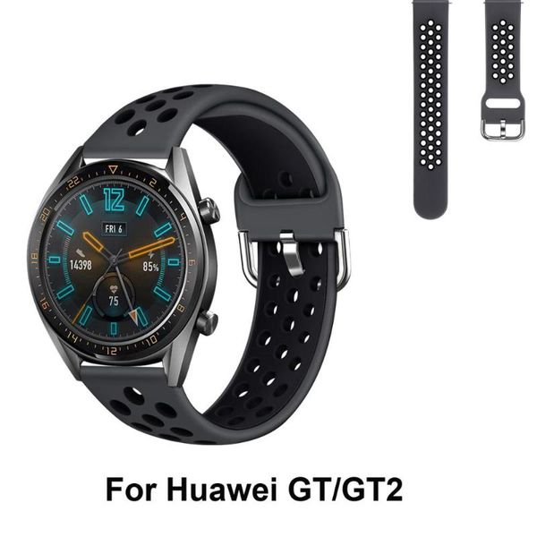 watch bands 22mm soft silicone band strap for huawei gt 42mm waterproof dual color watchband gt2, Black;brown
watch bands 22mm soft silicone band strap for huawei gt 42mm waterproof dual color watchband gt2, Black;brown