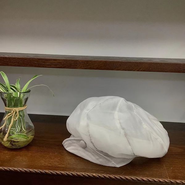 silk cloud feminine versatile beret, casual and breathable artist hat, pleated hat
silk cloud feminine versatile beret, casual and breathable artist hat, pleated hat