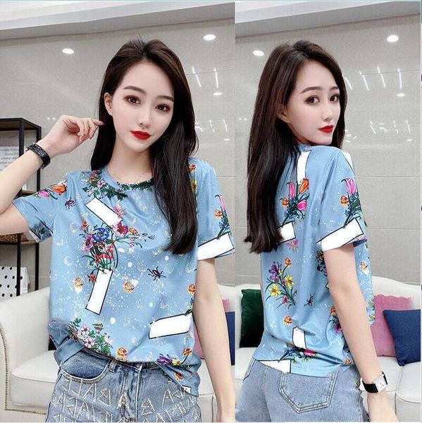 2021 women t-shirt letter print crew neck casual summer breathable designer t shirts solid color tees wholesale, White
2021 women t-shirt letter print crew neck casual summer breathable designer t shirts solid color tees wholesale, White
