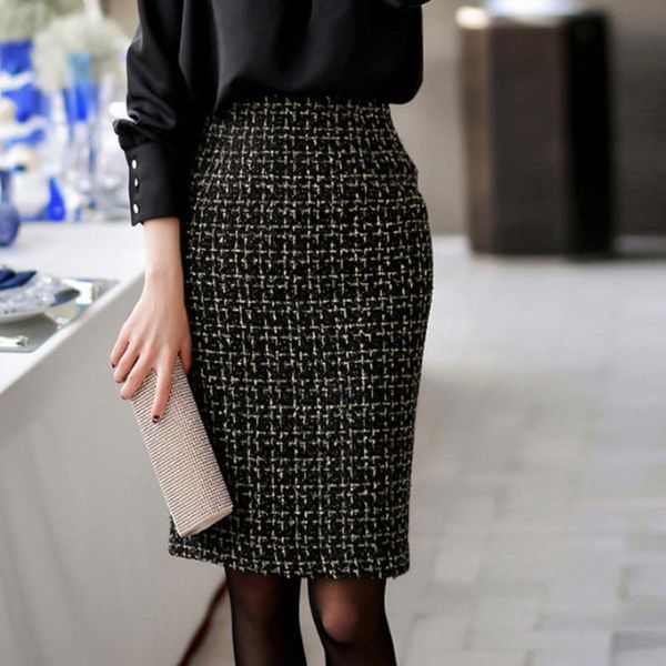 skirts tweed skirt women black metal flash fabric 2021 fall / winter women's ladies weaving in a long skirt(slits later)
skirts tweed skirt women black metal flash fabric 2021 fall / winter women's ladies weaving in a long skirt(slits later)