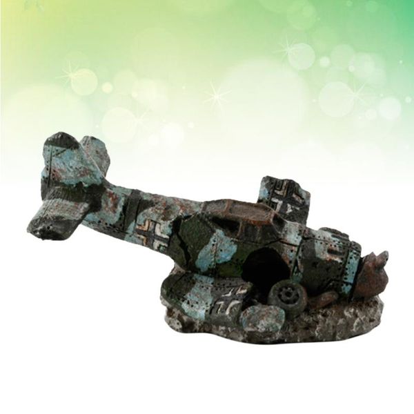 mini resin craft fish tank plane artificial wreckage decor aquarium landscape ornament decorations
mini resin craft fish tank plane artificial wreckage decor aquarium landscape ornament decorations