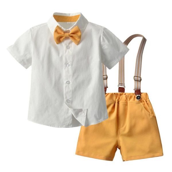 clothing sets 2021 summer children's short sleeves gentleman's bow tie cotton shirt comfortable casual sportswear. birthday party, White
clothing sets 2021 summer children's short sleeves gentleman's bow tie cotton shirt comfortable casual sportswear. birthday party, White
