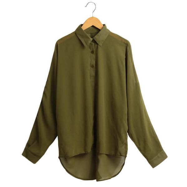 women's blouses & shirts women blouse female chiffon long sleeve turn-down collar asymmetric tunics casual loose plus size 3xl 4xl 5xl, White
women's blouses & shirts women blouse female chiffon long sleeve turn-down collar asymmetric tunics casual loose plus size 3xl 4xl 5xl, White