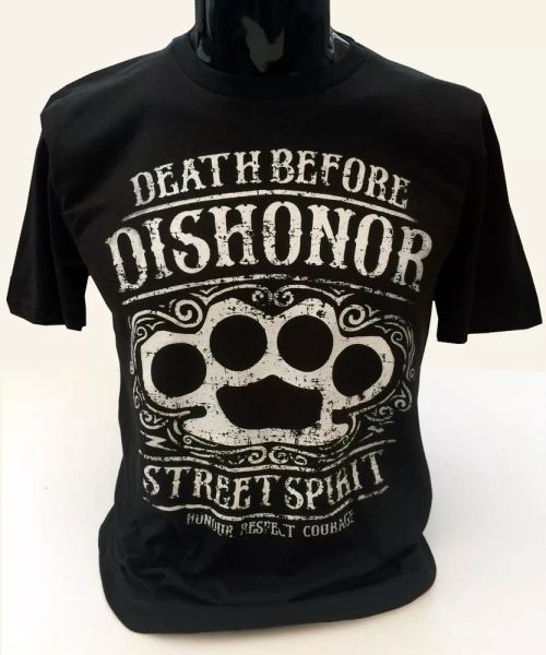 death before dishonor t shirt men's s-2xl street spirit grunge distressed cloth, White;black
death before dishonor t shirt men's s-2xl street spirit grunge distressed cloth, White;black