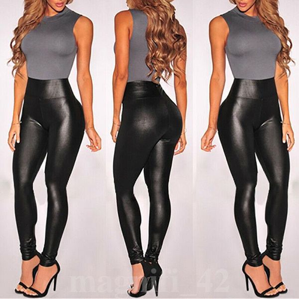 women's pants & capris brand fashion women stretchy pu faux leather trousers skinny high waist leggings pencil, Black;white
women's pants & capris brand fashion women stretchy pu faux leather trousers skinny high waist leggings pencil, Black;white