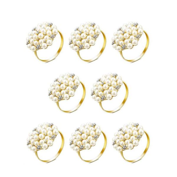 napkin rings 8 pack pearls exquisite alloy ring buckle for wedding, dinner party, table decoration
napkin rings 8 pack pearls exquisite alloy ring buckle for wedding, dinner party, table decoration