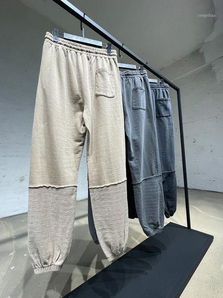 men's pants sweatpants men washed spliced pocket retro vintage full length drawstring elastic waist casual pencil wild autumn spring, Black
men's pants sweatpants men washed spliced pocket retro vintage full length drawstring elastic waist casual pencil wild autumn spring, Black