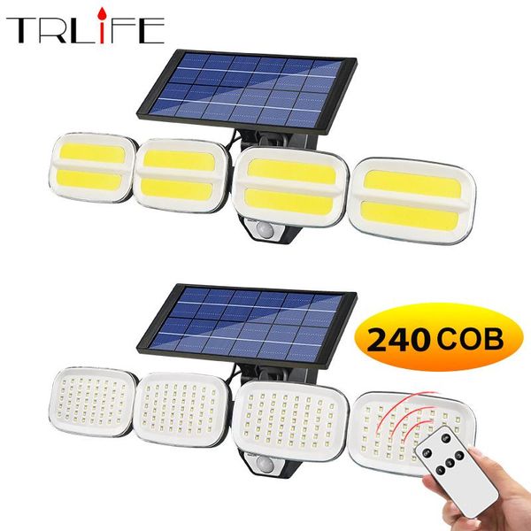 solar lamps 240 cob led light outdoor 4 head motion sensor 500 wide angle illumination waterproof lights wall lamp for garden garage
solar lamps 240 cob led light outdoor 4 head motion sensor 500 wide angle illumination waterproof lights wall lamp for garden garage