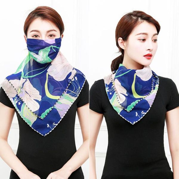 scarves women floral print sun protection breathable chiffon neck scarf face mask-veil masque reutilisable femme bandana headwear, Blue;gray
scarves women floral print sun protection breathable chiffon neck scarf face mask-veil masque reutilisable femme bandana headwear, Blue;gray