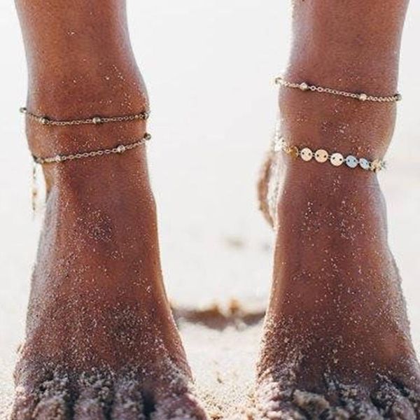 anklets 2021 layered chain ankle jewelry round disk barefoot sandal foot 2 layers anklet styles accessorries women, Red;blue
anklets 2021 layered chain ankle jewelry round disk barefoot sandal foot 2 layers anklet styles accessorries women, Red;blue