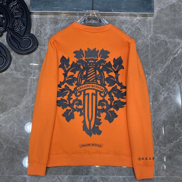 21ssch orange baotenghua sword pullover versatile round neck sweater loose casual men's and women's lovers' trend, Black
21ssch orange baotenghua sword pullover versatile round neck sweater loose casual men's and women's lovers' trend, Black