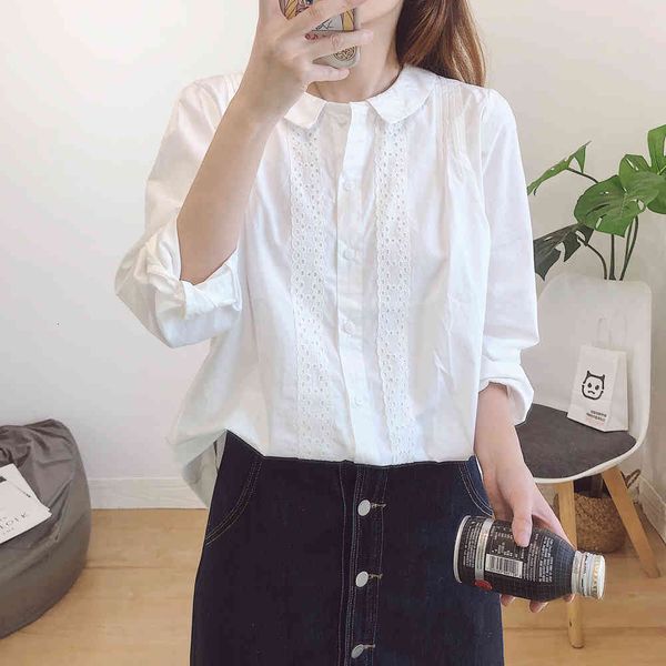 women's blouses & shirts lamtrip preppy style casual boutique peter pan collar long sleeve white cotton shirt blouse kawaii 6de8
women's blouses & shirts lamtrip preppy style casual boutique peter pan collar long sleeve white cotton shirt blouse kawaii 6de8