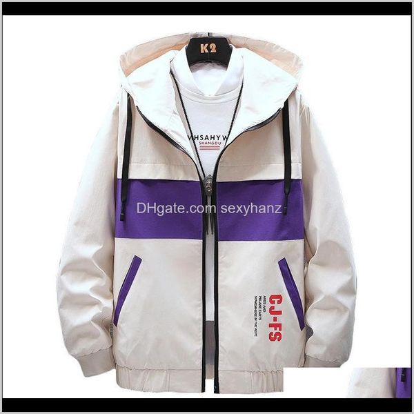 jackets outerwear & coats apparel drop delivery 2021 spring clothing jacket stitching letter printing long sleeve mens fashion handsome hood, Black;brown
jackets outerwear & coats apparel drop delivery 2021 spring clothing jacket stitching letter printing long sleeve mens fashion handsome hood, Black;brown
