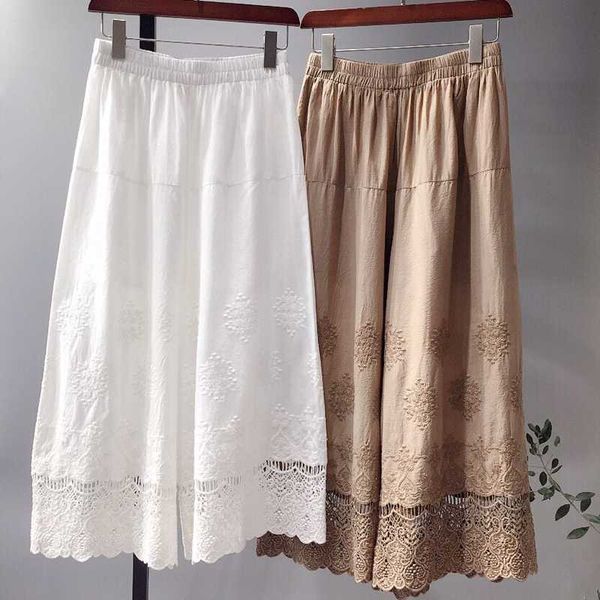 women's pants & capris summer cotton and linen wide leg embroidered flowers hollow lace loose casual, Black;white
women's pants & capris summer cotton and linen wide leg embroidered flowers hollow lace loose casual, Black;white