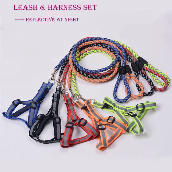 two-piece set pet supplies dog harnesses and dog leashes with reflective material 10 colors 3 sizes
two-piece set pet supplies dog harnesses and dog leashes with reflective material 10 colors 3 sizes