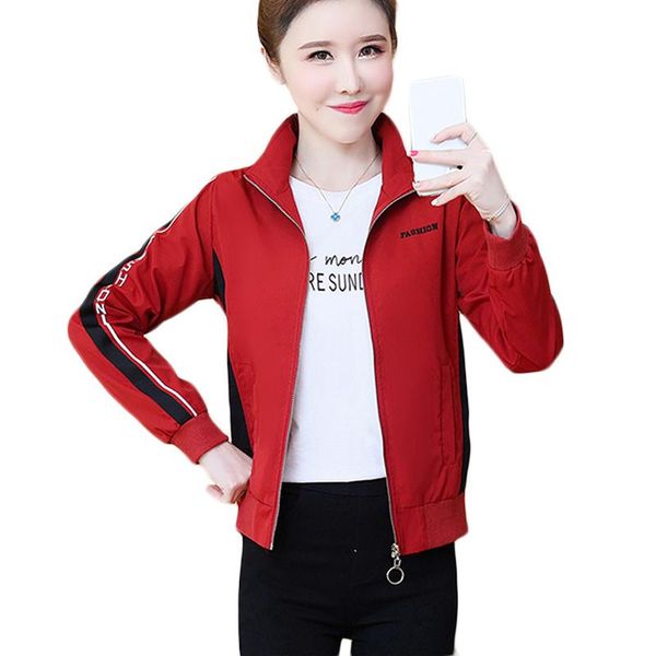 women's jackets korean style fashion printed bomber jacket women 2021 autumn baseball long sleeve ladies slim short coats outwear, Black;brown
women's jackets korean style fashion printed bomber jacket women 2021 autumn baseball long sleeve ladies slim short coats outwear, Black;brown